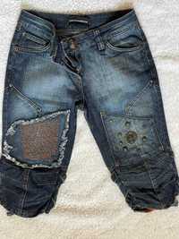 Blugi dama vintage pantaloni scurti blue jeans D&G vara