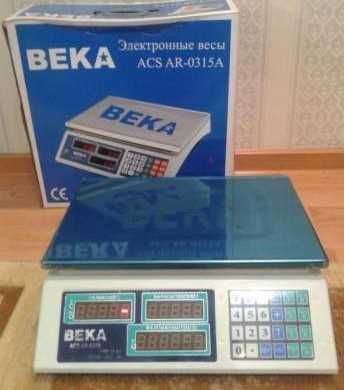 Настольные электронные весы BEKA, весы магазинные