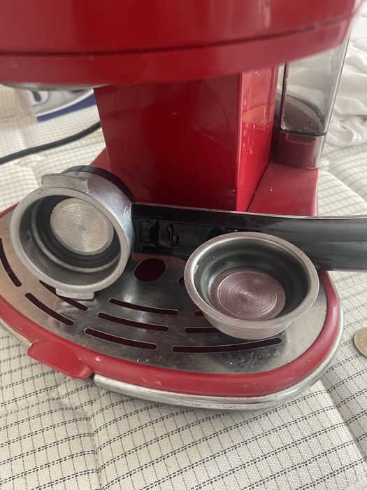 Espressor manual De’Longhi Icona ECO311.R, 1100 W, 1.4 L, 15 bar, Rosu