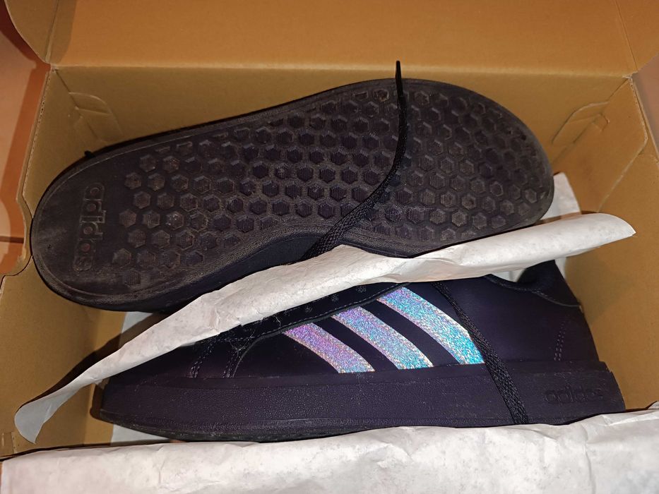 Adidas кецове - тъмно лилави, № 40, 25 см