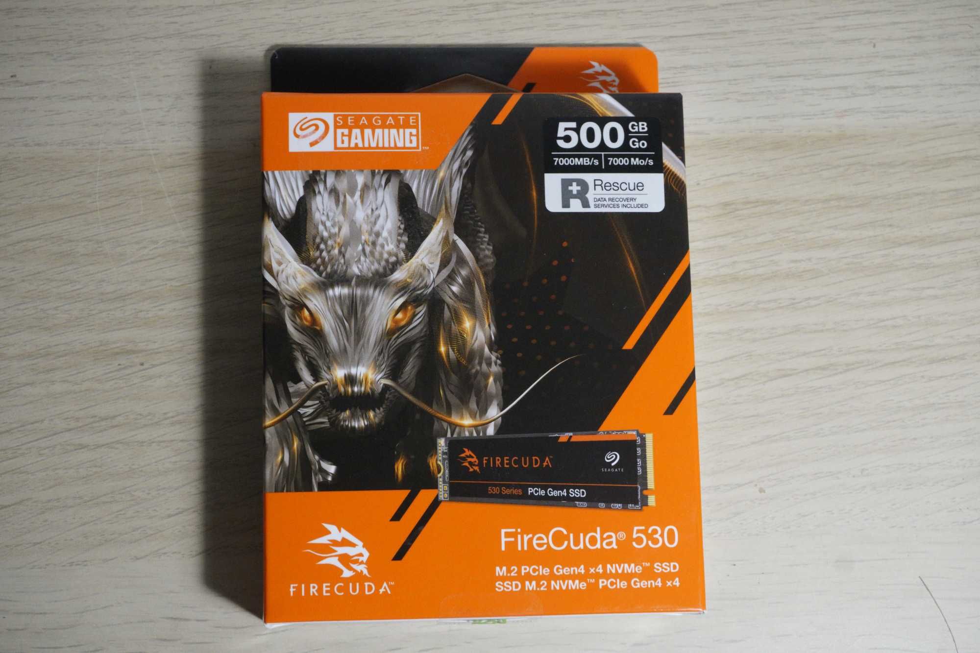 [Ново запечатано] 512GB 500GB m2 m.2 Nvme SSD Firecuda 530 - 7000mbs