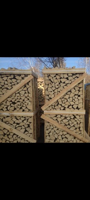 Lemne de foc taiate sparte fag paletizate