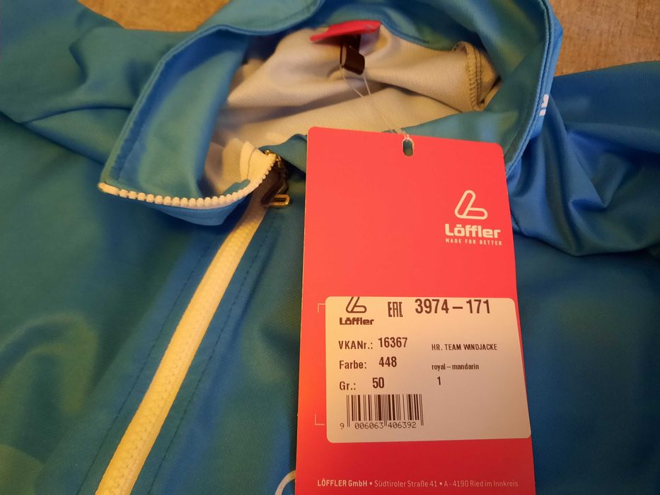 Bluza ciclism iarna noua Loffler marimi in stoc 50 M si 54 L