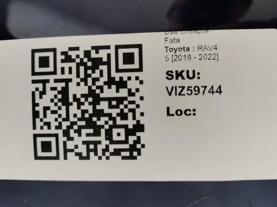 Дясна предна врата Toyota RAV4 5 [ - ] Оригинална Dясна predna vrata T