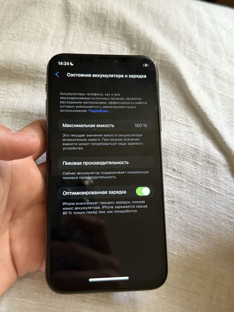 iphone x 256gb 100%
