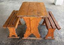 Mobilier lemn ptr terasa si gradina
