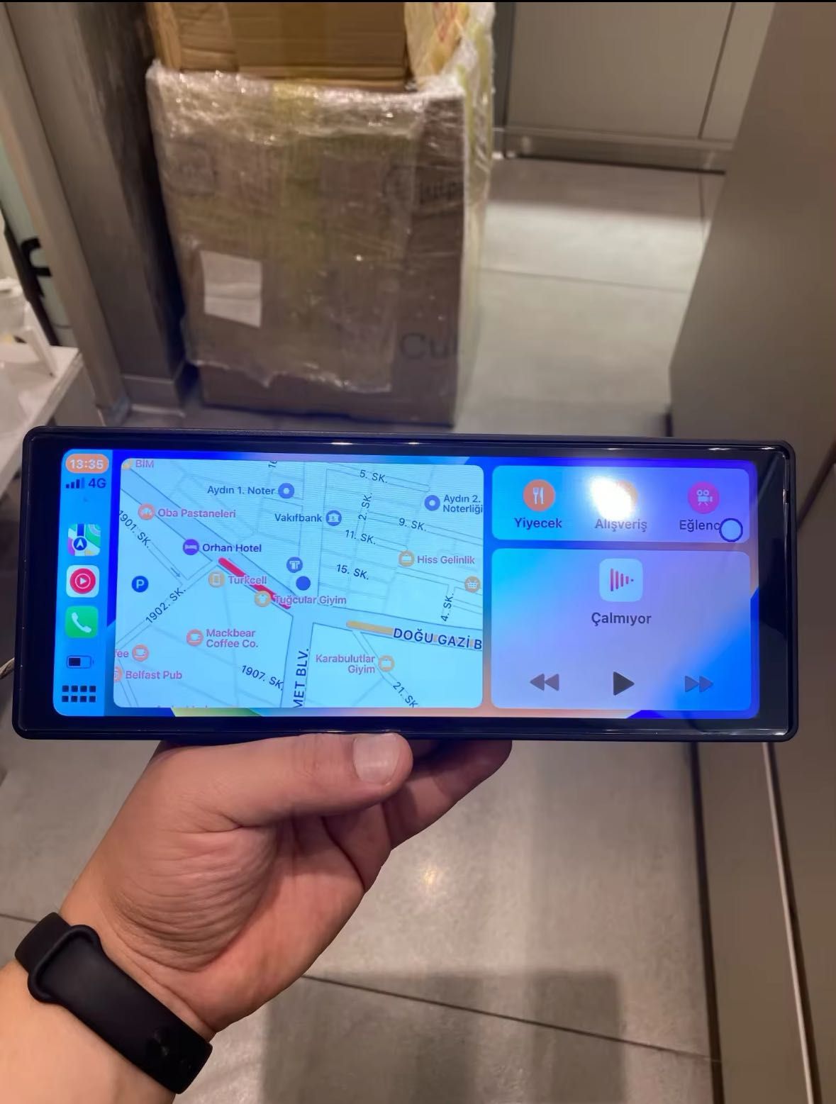 Navigatie Auto Universala | Apple CarPlay/Android Auto | 10 inc | Waze