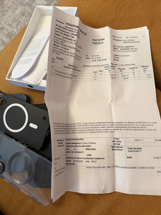 Iphone 16 128 gb, garantie