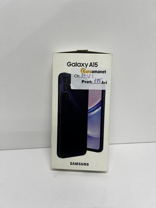 Telefon mobil Samsung Galaxy A15, Dual SIM, 4GB RAM, 128GB -I-