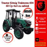 Tractor nou 60 CP cu cabina Konig Tracktoren Agramix
