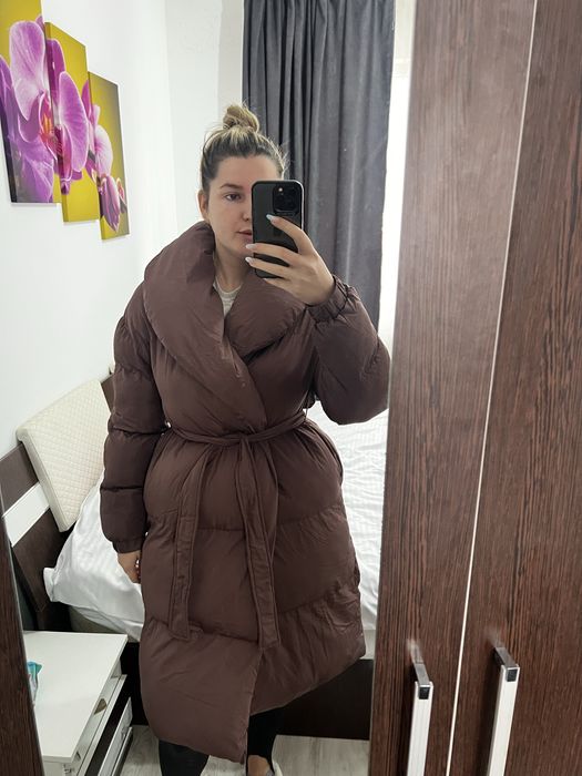 Geaca lunga PrettyLittleThing , marimea S, noua cu eticheta