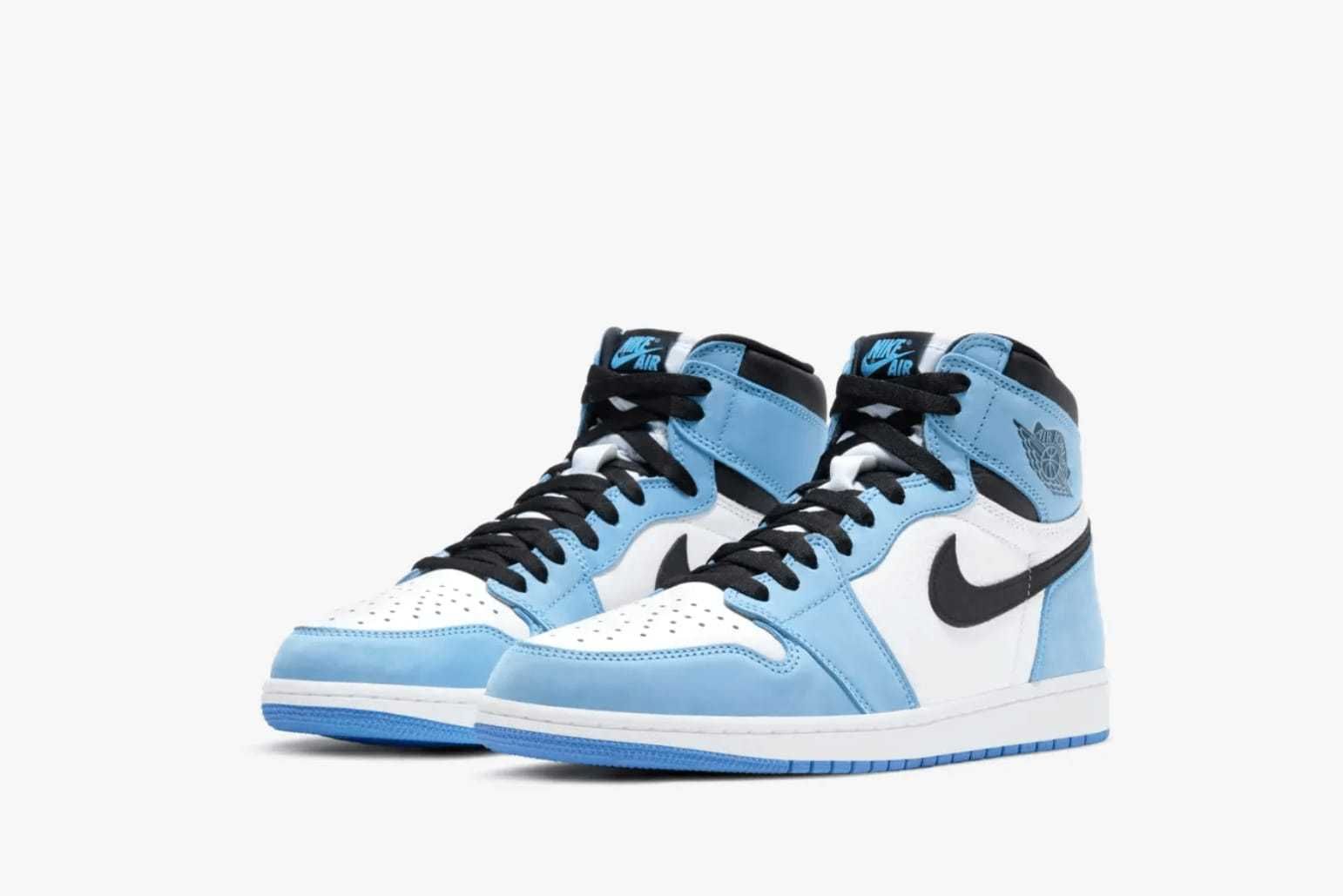 JORDAN 1 University Blue ,OFERTA !la 2 perechi--> CADOU tricou CAVALLI