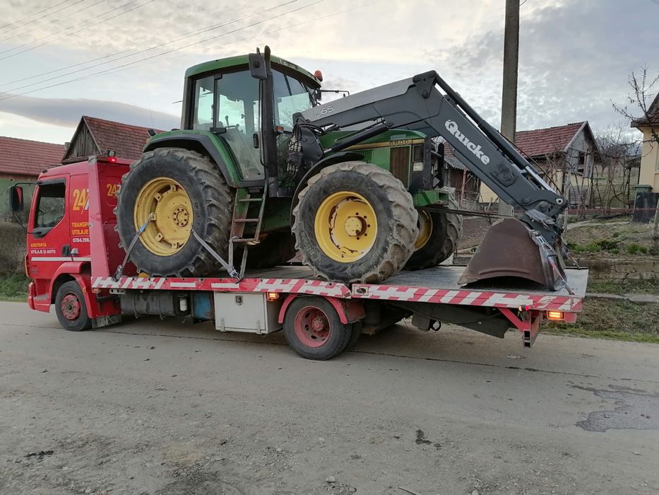 Transport utilaje - auto - asistență - tractări auto