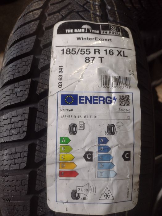 Нови 4бр.185/55/16 Uniroyal winter expert dot 3521