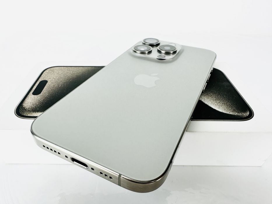 Apple iPhone 15 Pro Max 256GB Natural Titanium 90% Батерия! Гаранция!
