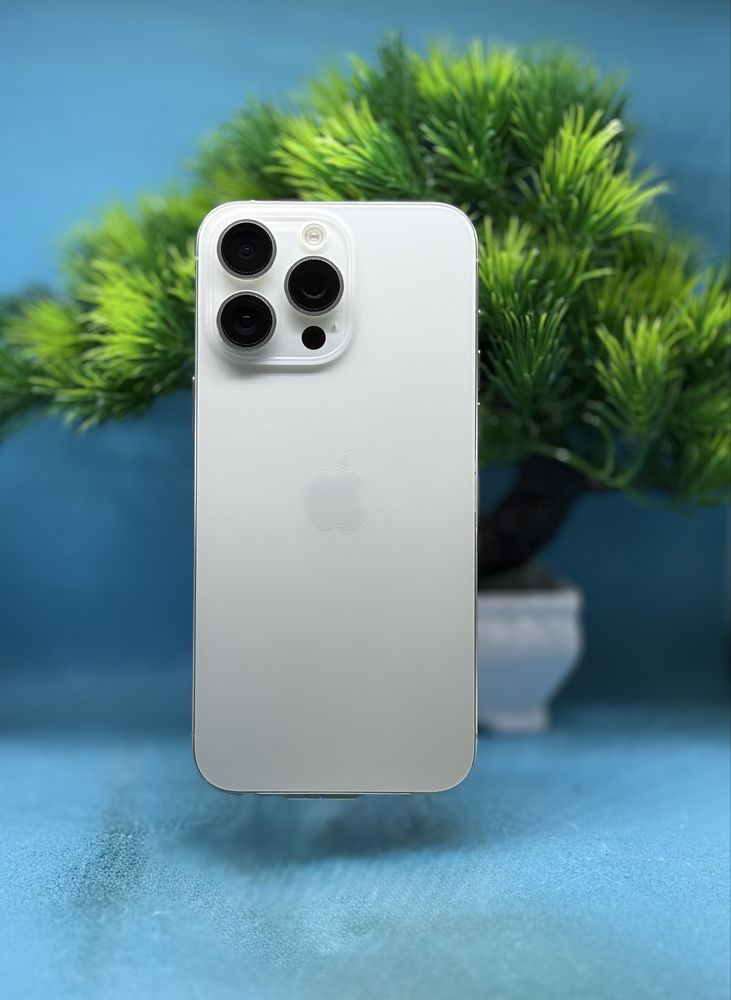 Apple iPhone 15 Pro Max, 256GB, 5G, White Titanium