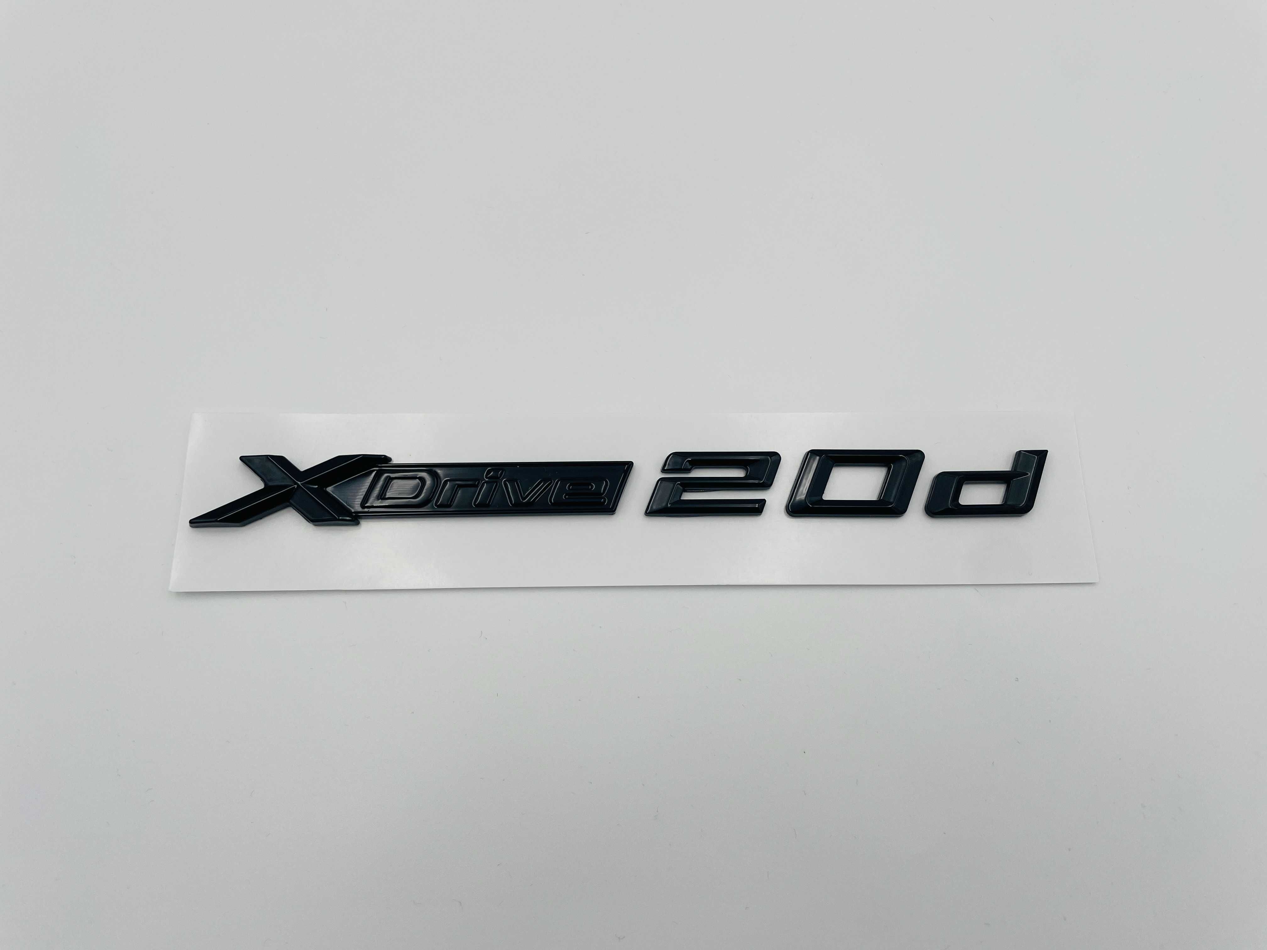 Emblema compatibila BMW x-drive motorizare negru