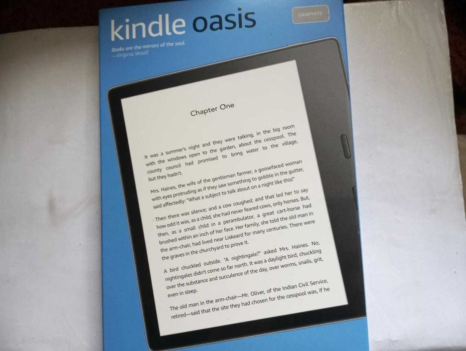kindle oasis amazon wifi,32GB,7inch,ultimul model,nou,sigilat in cutie