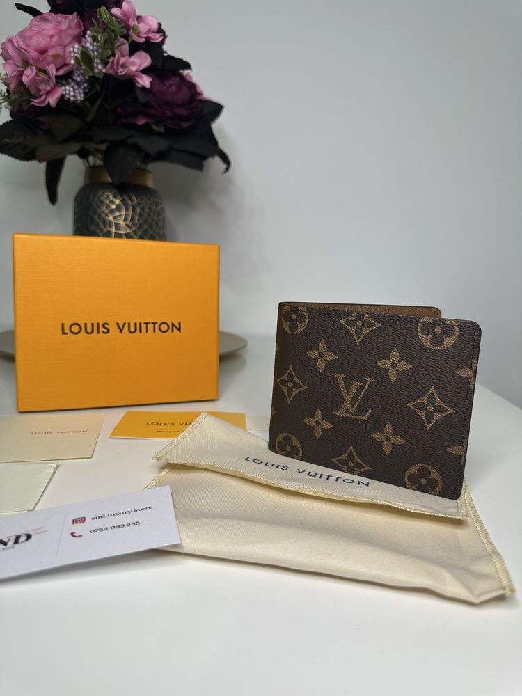 Portofel Louis Vuitton piele canvas 100% cutie inclusă