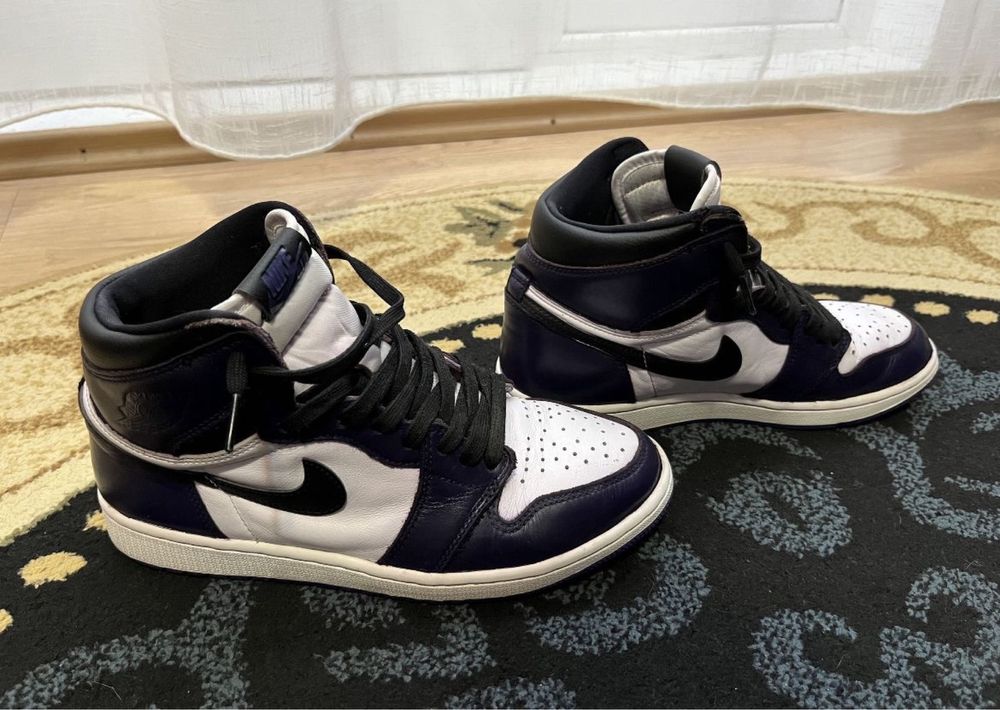 Jordan 1 Court Purple