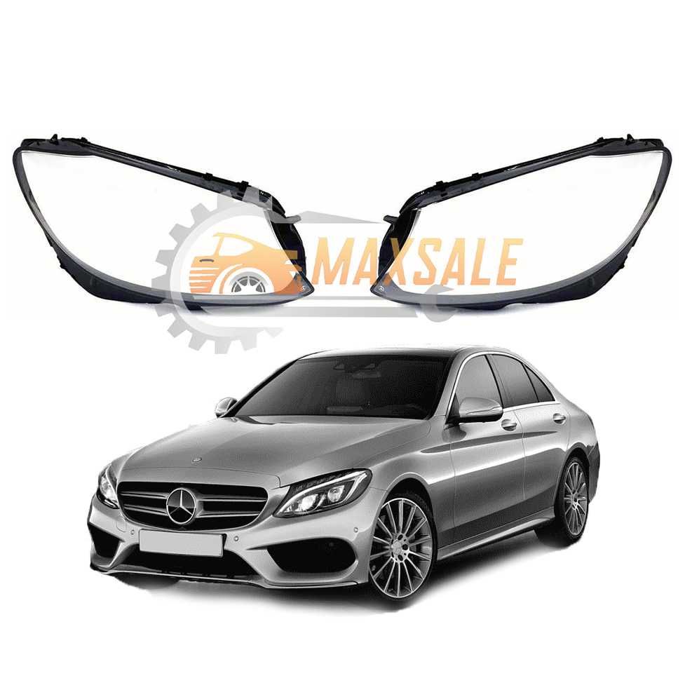 Капаци фарове Mercedes C-Class W205 (15-18) фар Мерцедес в205 комплект