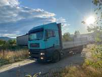 Camion MAN cu bena lunga perfect functional -automat-acte valabile