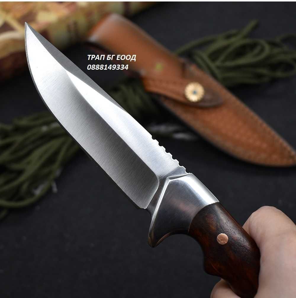Ловен нож HTWM-76 Full Tang ест. Кожа Loven noj