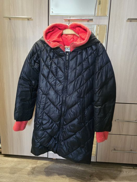 Продам женский длинный пуховик