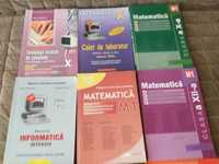 Manuale matematica informatica, gramatica limbii romane, eseu, chimie