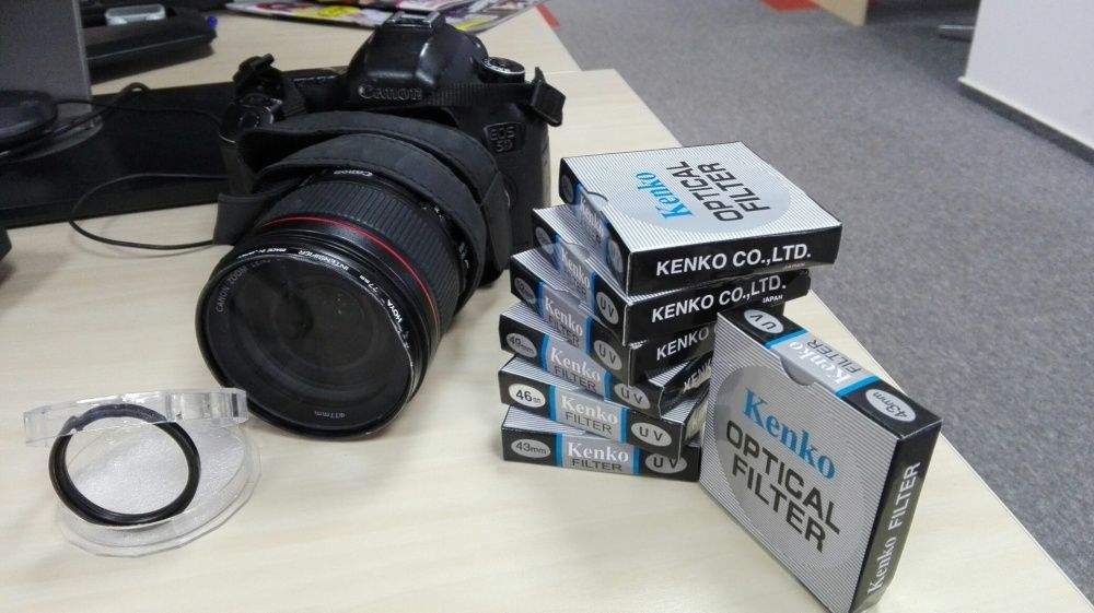 Filtre UV KENKO de 43,46,49,52,55,58,72,77 obiective foto Canon, Nikon