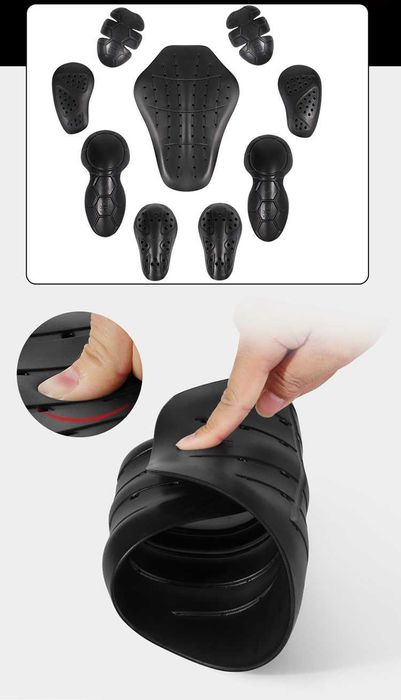 Geaca moto impermeabila cu mesada detasabila pentru iarna Motowolf