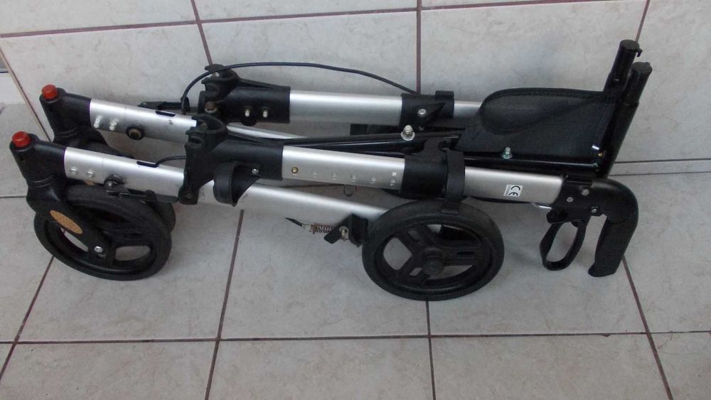 Rolator aluminiu TOPRO TROJA 2G,cadru mers 4 roti ortopedic,pliabil