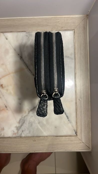 Мъжко портмоне от естествена кожа от питан