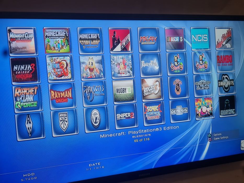 Ps 3 cu 115 jocuri 500gb 2 manete PRET FIX