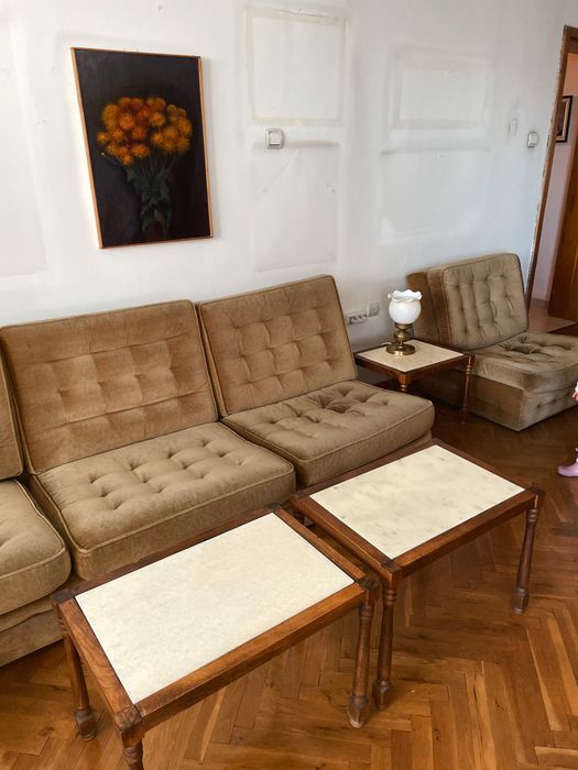 Ретро диван + две кресла