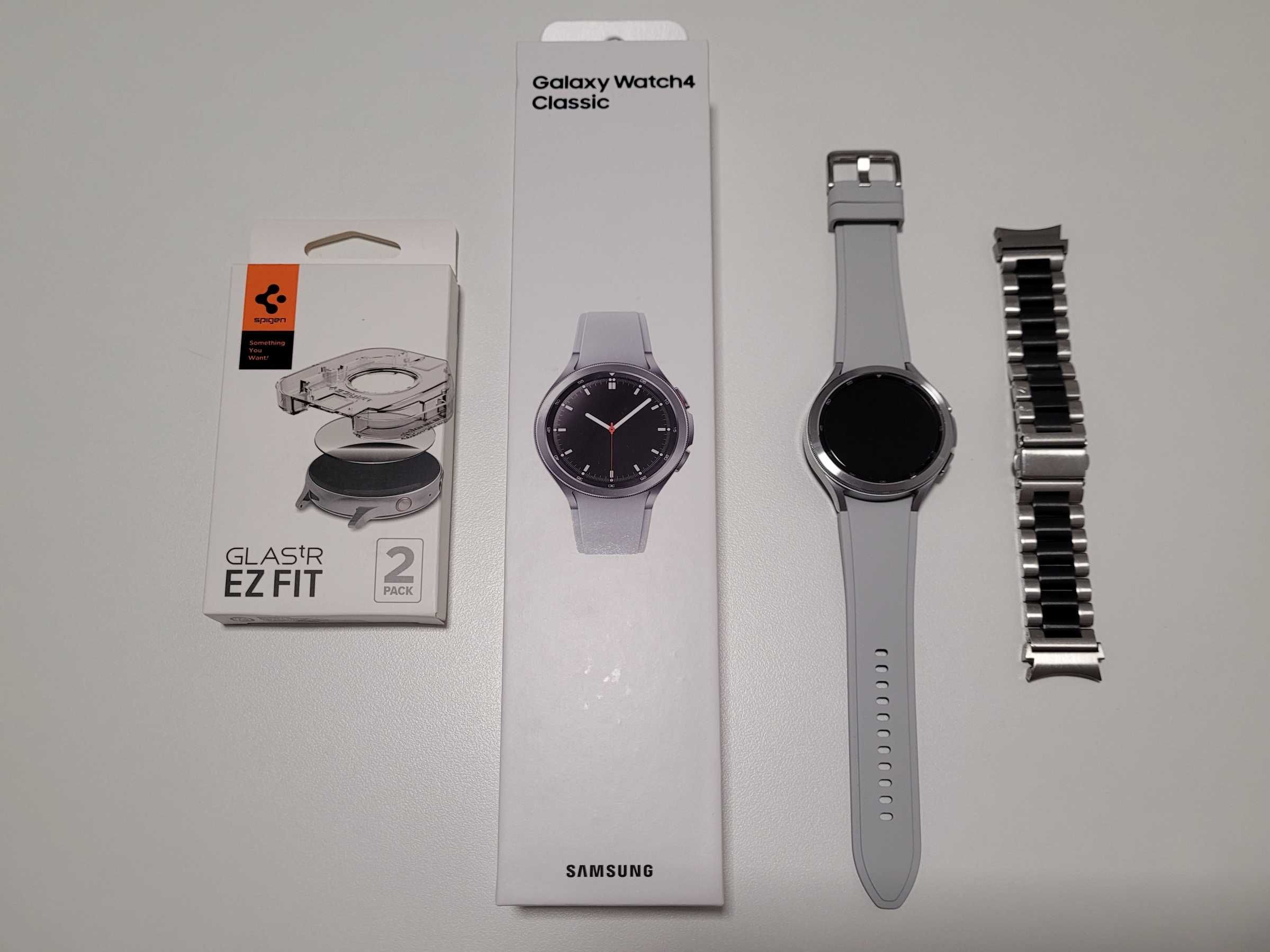 Samsung Galaxy Watch4 smartwatch, 46mm, BT, Classic, SILVER