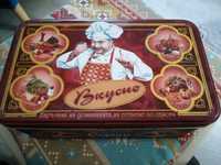Кутия с рецепти на Ути Бъчваров