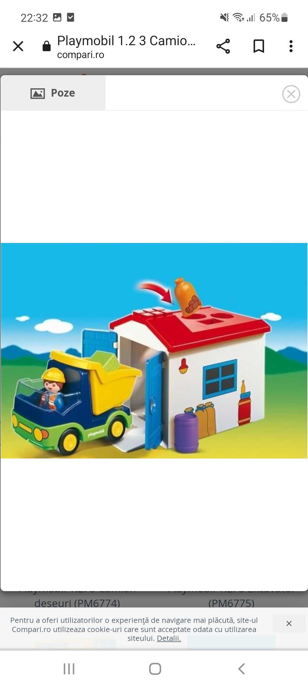 Camion cu garaj Playmobil