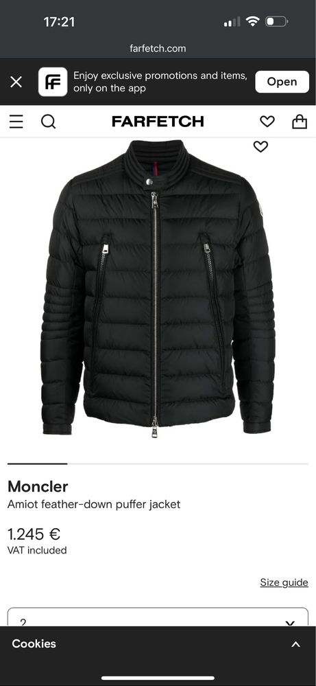 Vand geaca moncler