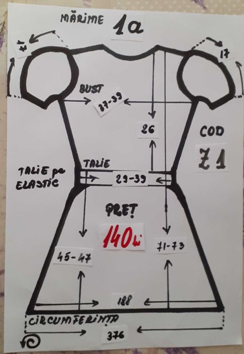 Rochita Fulg de nea (Zana Iarna) pentru copii