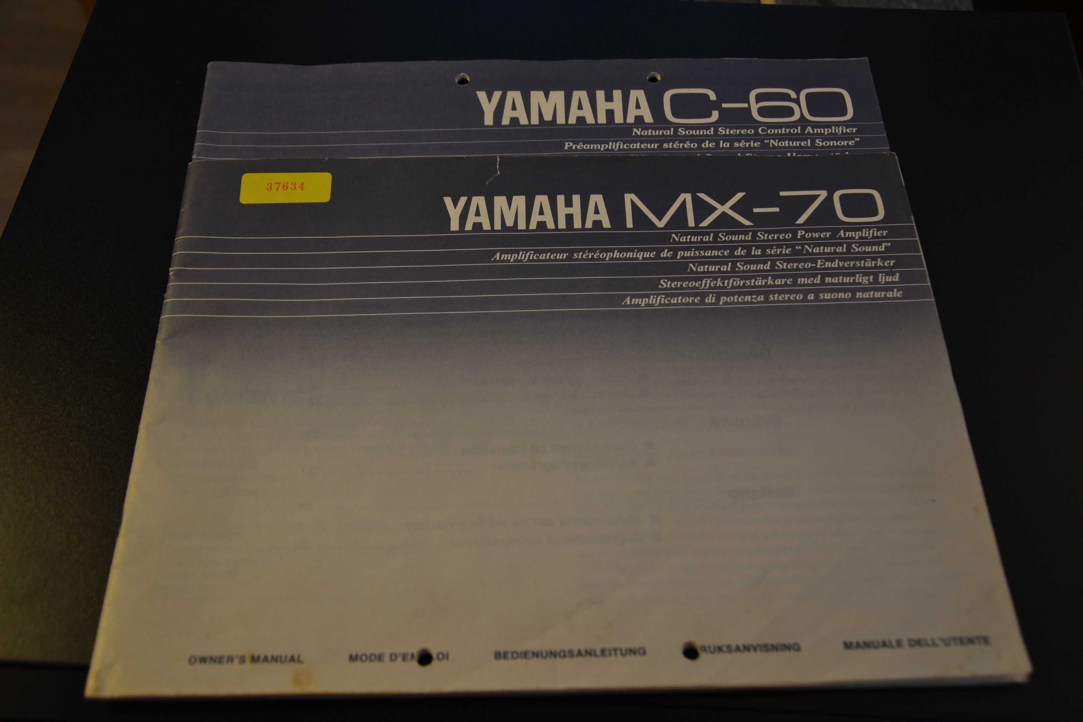 Yamaha power MX-70-pre  C-60  Akai GX 4000D BL