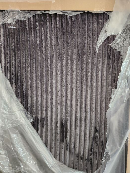 NOU Pat dormitor boxspring 180/200cm, gri închis, catifea