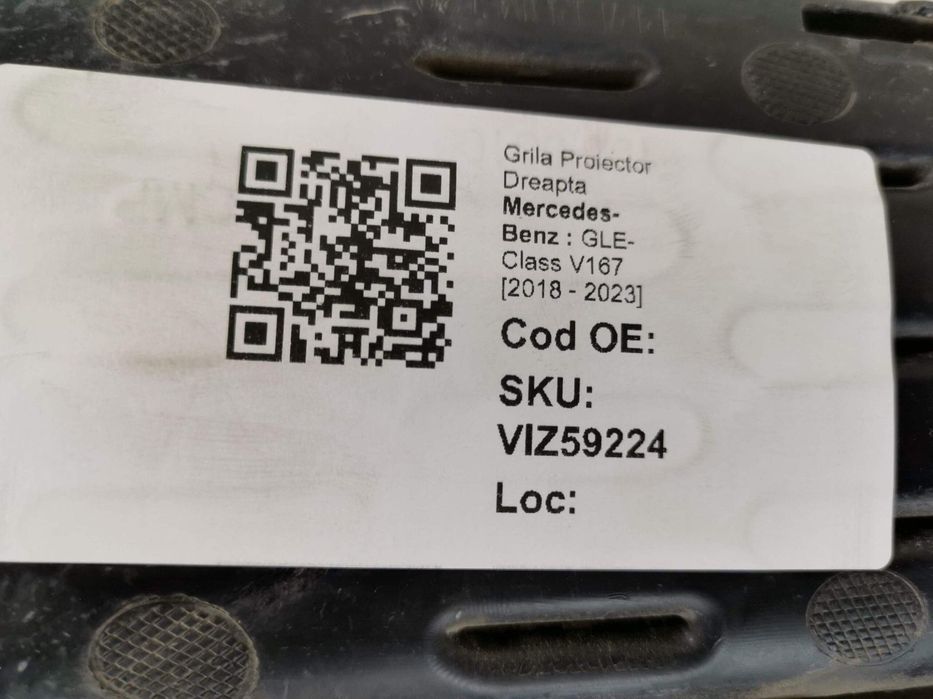 Grila Proiector Dreapta Mercedes-Benz  GLE-Class V167 2018 2019 2020 2