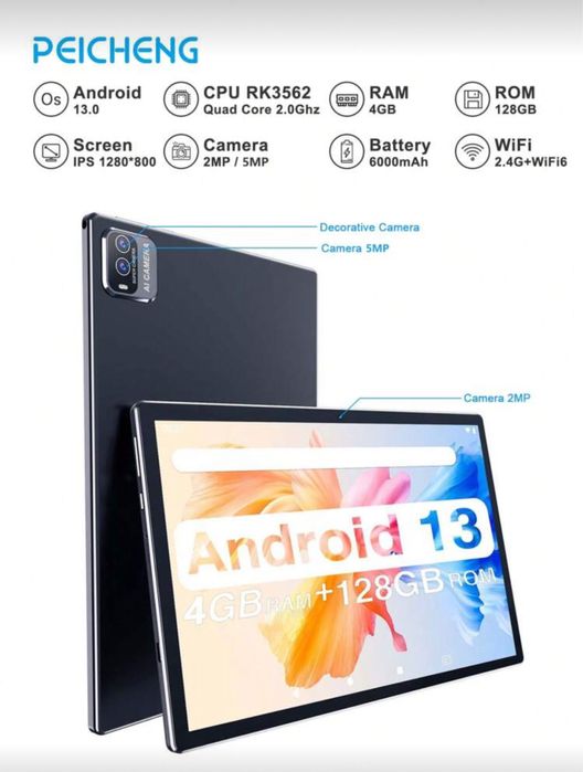 Tableta android CP20 Pro Black x9
