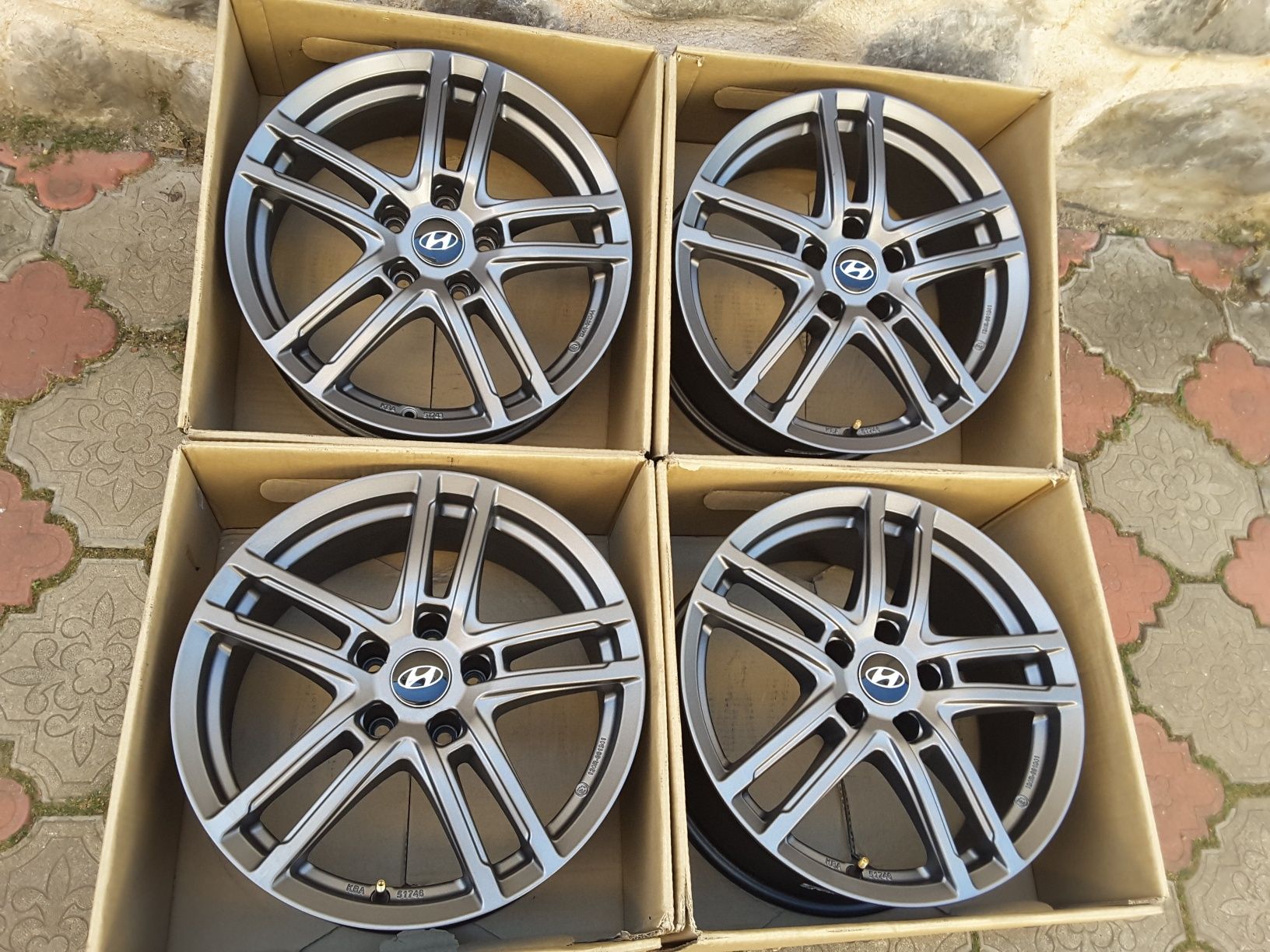 jante aliaj 17; 5x114,3; Hyundai Tucson, Kona, Elantra, i40
