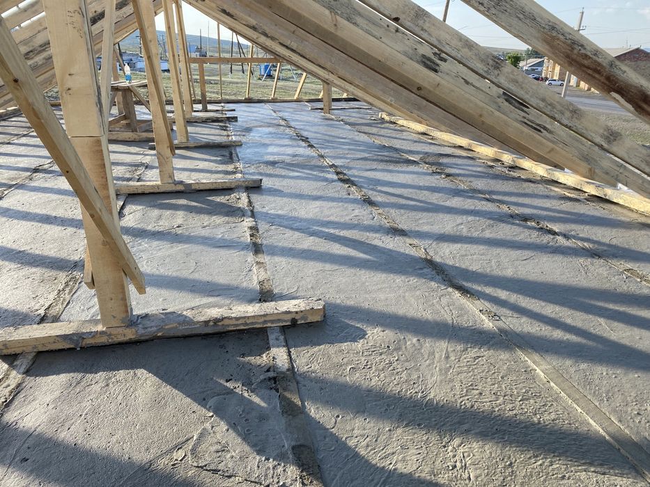 Утепление крыши (кровли,стяжка)