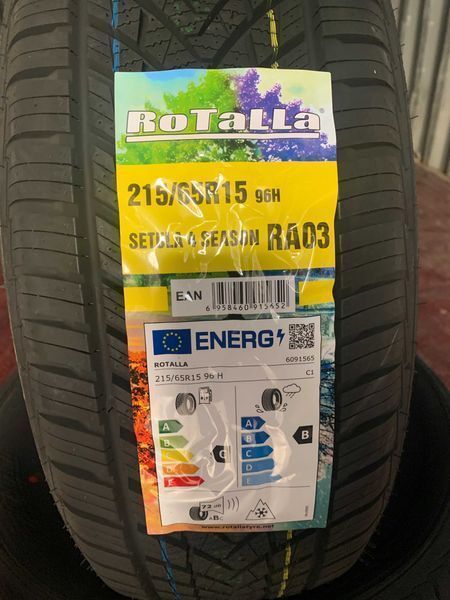 Нови всесезонни гуми ROTALLA SETULA 4 SEASON 215/65R15 96H НОВ DOT