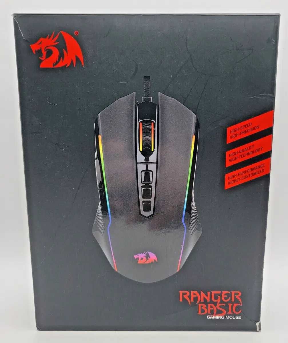 Мишка Redragon Ranger Basic черно RGB осветление