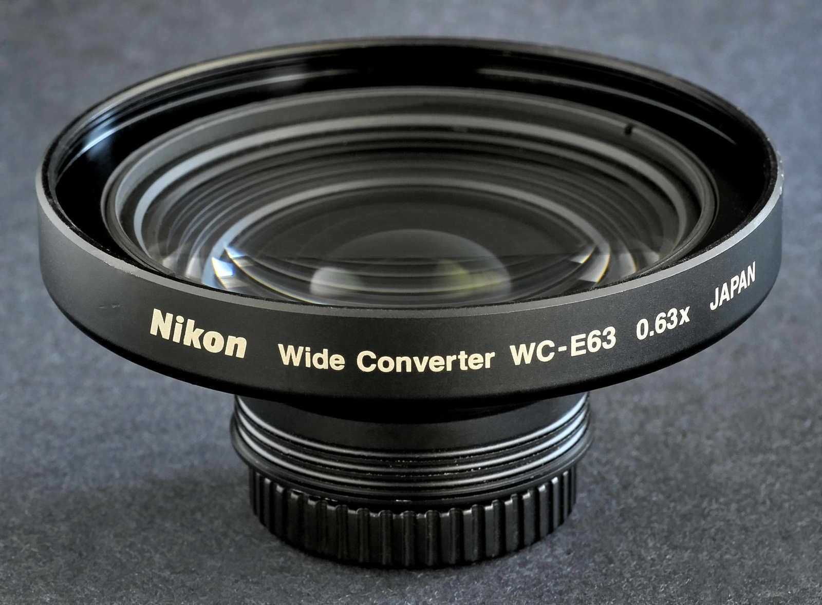 Convertor Wide Nikon WC-E63 pentru Nikon Coolpix 4300/4500