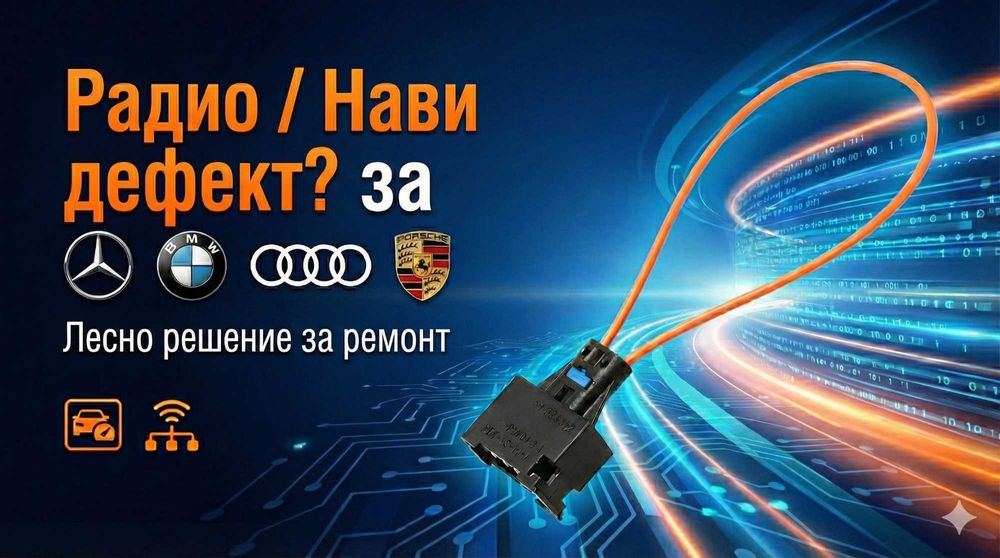 MOST Адаптер / MOST Тапа / MOST Кабел За Байпас На Оптика